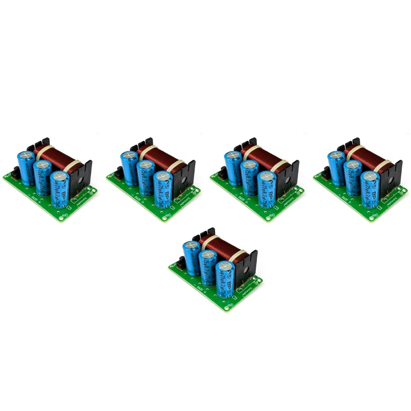 

5X 200W Pure Bass Speaker Crossover 1 Way Frequency Divider For 5 Inch-10 Inch Speaker