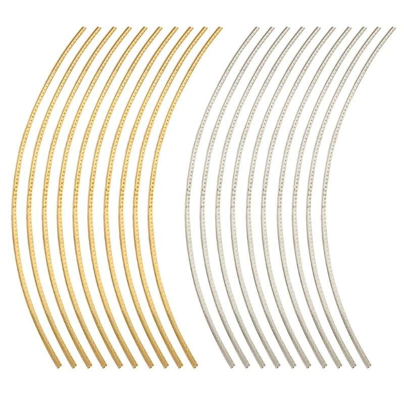 

Cupronickel Brass Guitar Fret Cables Acoustic Electric Guitar Lead Set, Copper