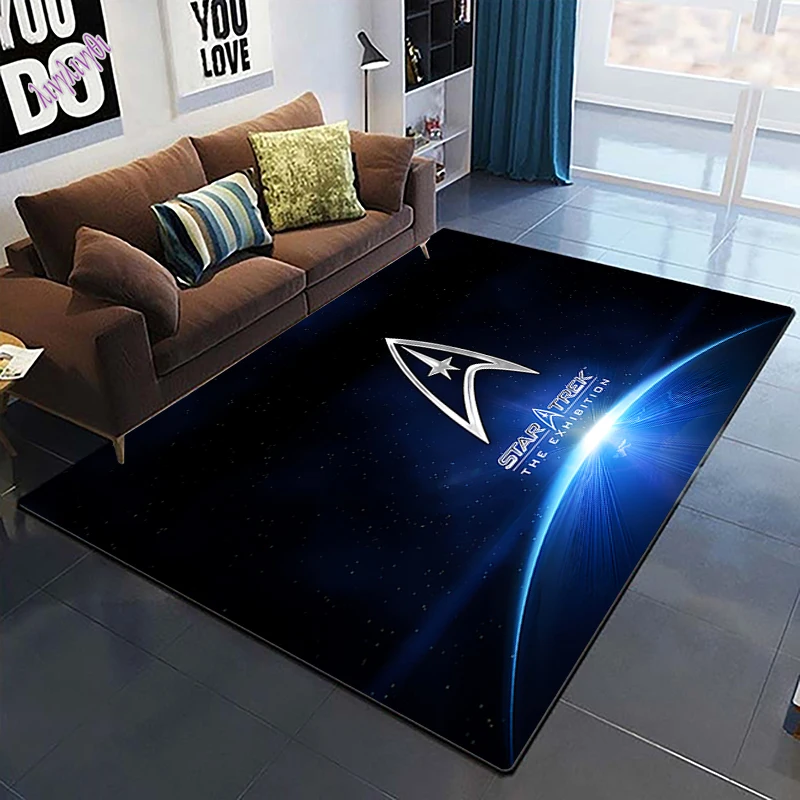 

Star Trek Carpet Living Room Home Decor Sofa Table Rug Anti Slip Chair Cushion Lounge Mat Bohemia Tapestry