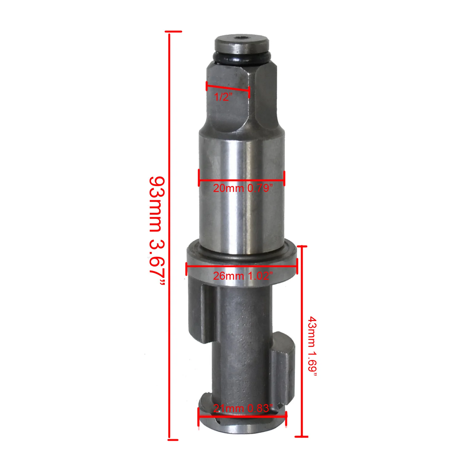 Фото Подходит для пневматического гайковерта Ingersoll Rand IR 231B-A626 231C, запчасти для пневматического инструмента, шпиндель 1/2, высокий крутящий момент №1
