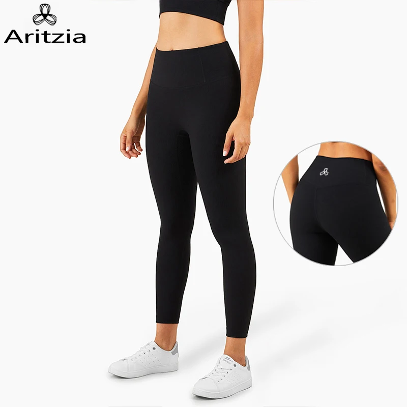

Aritzia Tna бесшовные леггинсы в рубчик для фитнеса Женская Спортивная юбка с высокой талией сексуальные персиковые бедра штаны для йоги для жен...