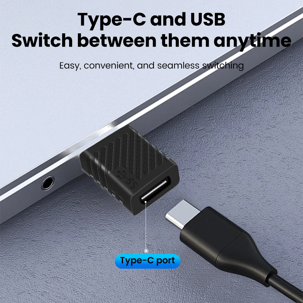 Фото Адаптер Type C - USB3.0 OTG, зарядное устройство, конвертер USB C (женский) в USB (мужской), передача данных для Xiaomi, Samsung, Huawei, USB Type C OTG №5