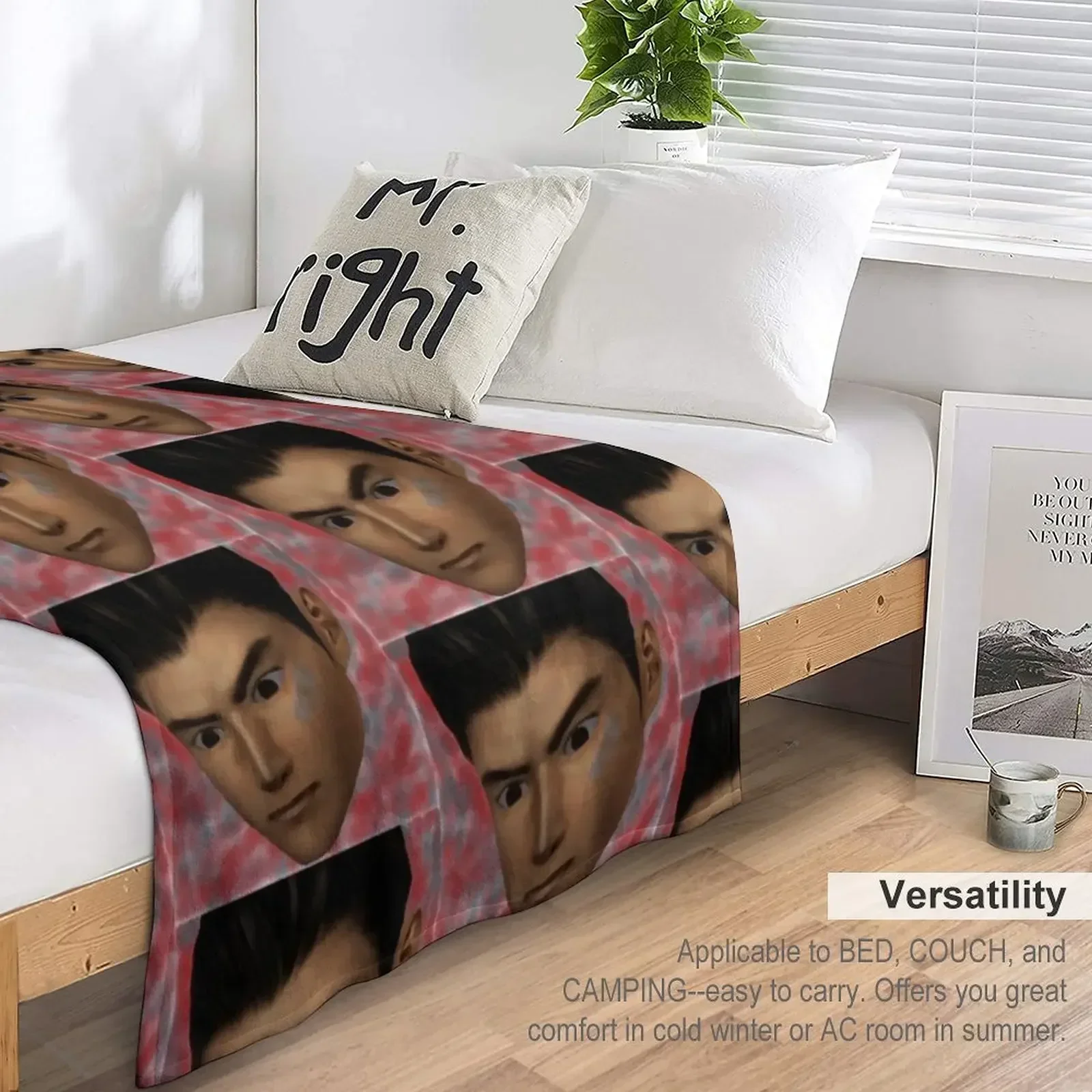 Shenmue: Ryo Crazy Eyes картина маслом декоративное одеяло фланелевые многофункциональные