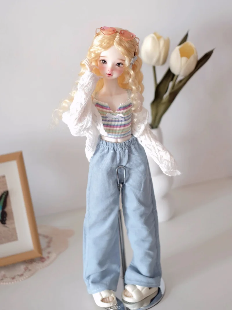 Одежда для куклы bjd 1/4 размер 1/6 Ранняя весна универсальный трикотажный маленький