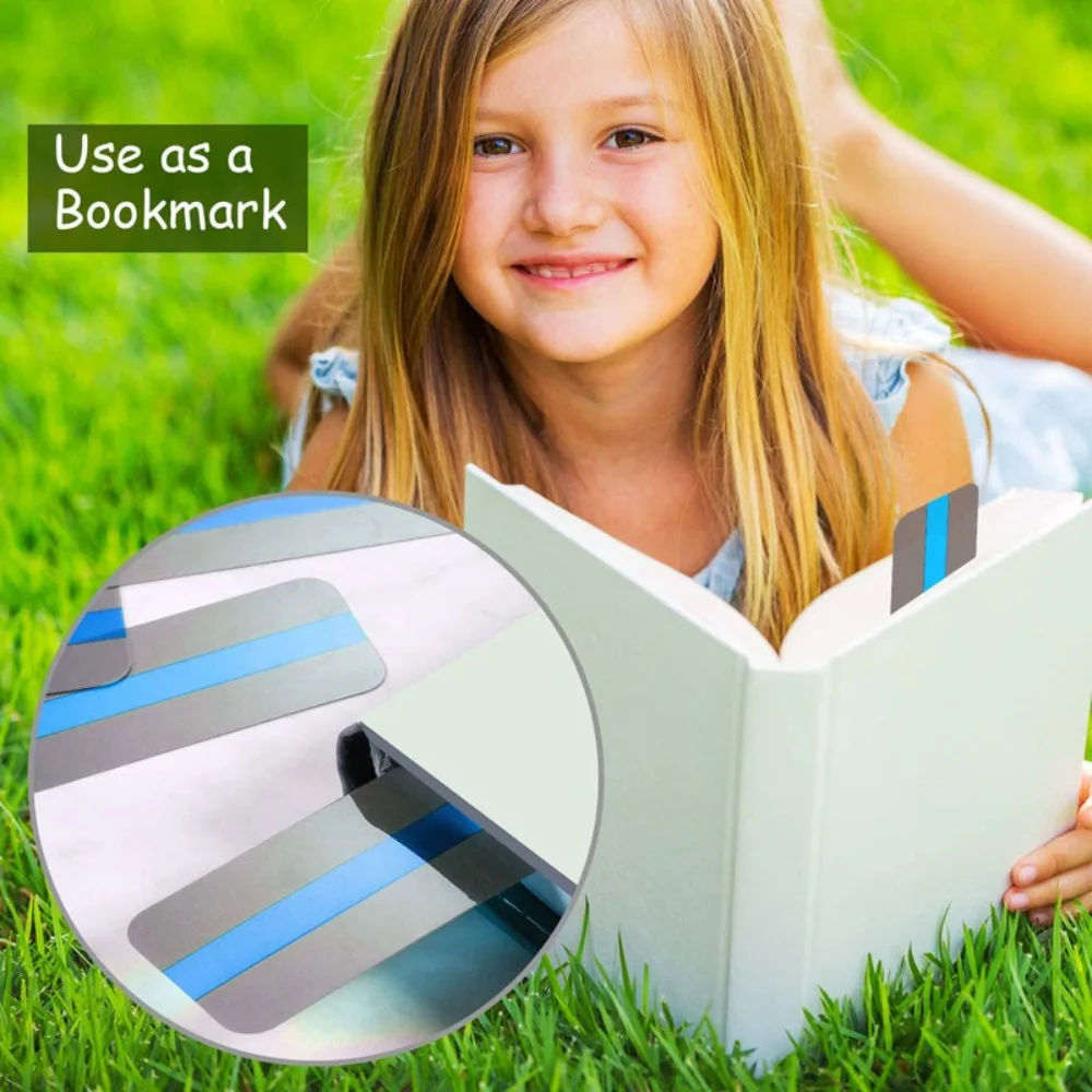 

8 Pcs Transparent Bookmark Guide Card Plastic Highlight Strip Reading Aids Colorful Reduce Visual Stress Color Overlay Teacher