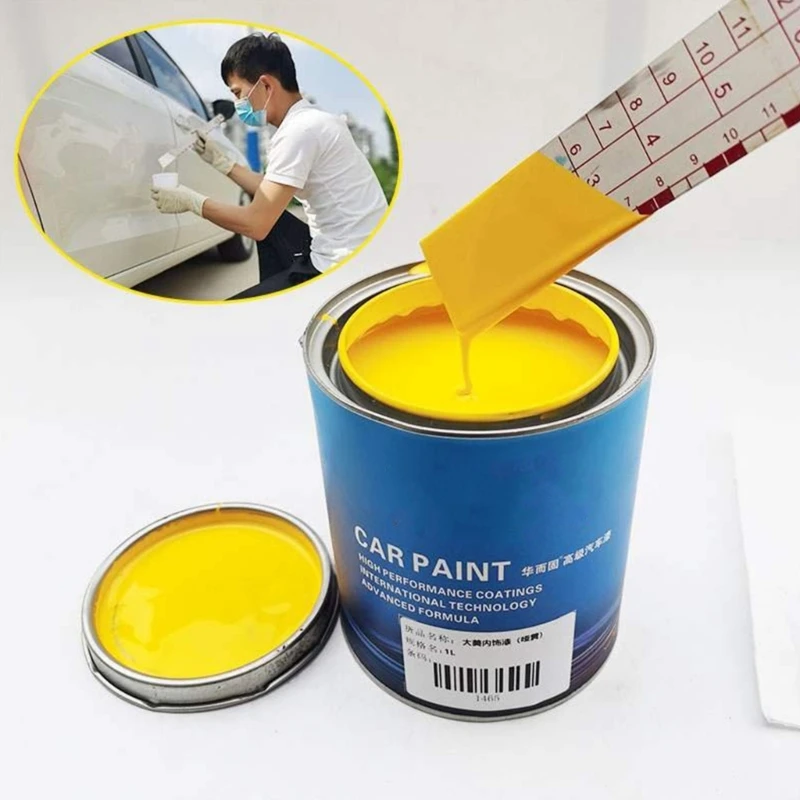 

N0HB Auto Paint Mixing Gauge Автомобильная линейка для краски Стандартный инструмент для смешивания для автомобильной краски