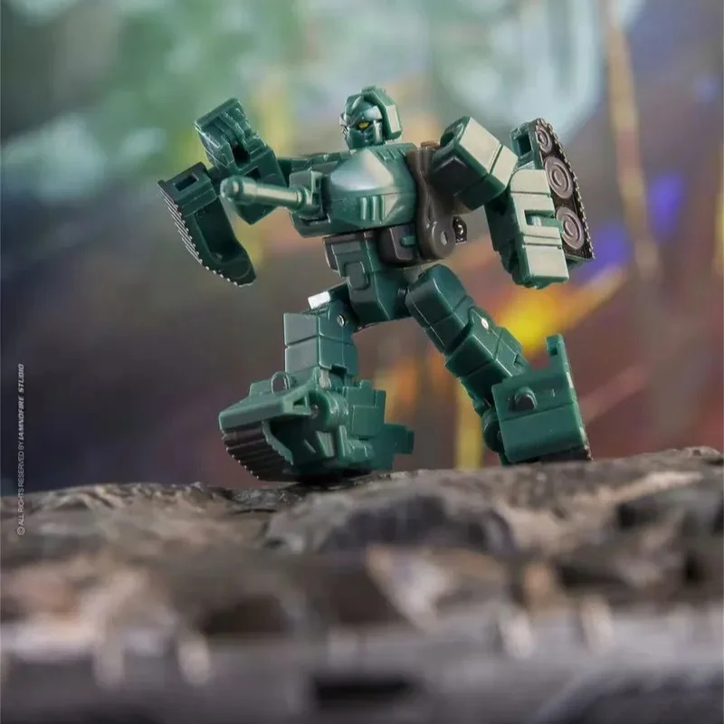 Фото Новая экшн-фигурка DrWu DW-E40G и DW-E42, трансформация G1 Alpha Trion Green Warpath, 2 шт./компл., маленькая модель, совместные фигурки, подарок для мальчика №5