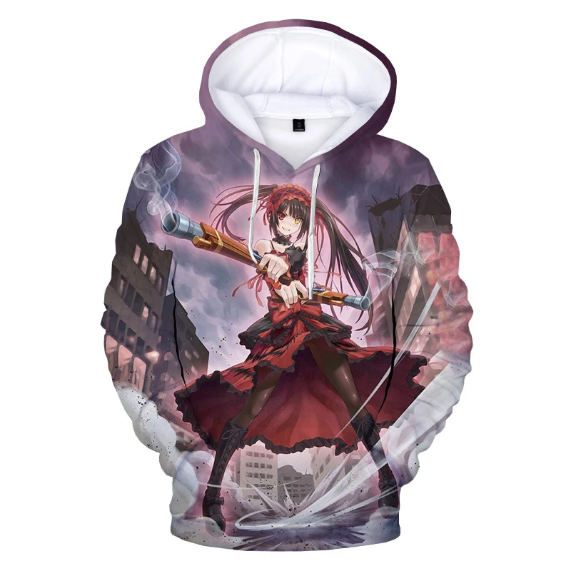 

Date a Live Hoodies Anime Sexy Girls 3D Print Streetwear Men Women Oversized Sweatshirts Hoodie Harajuku Kids Hoodies Tracksuit