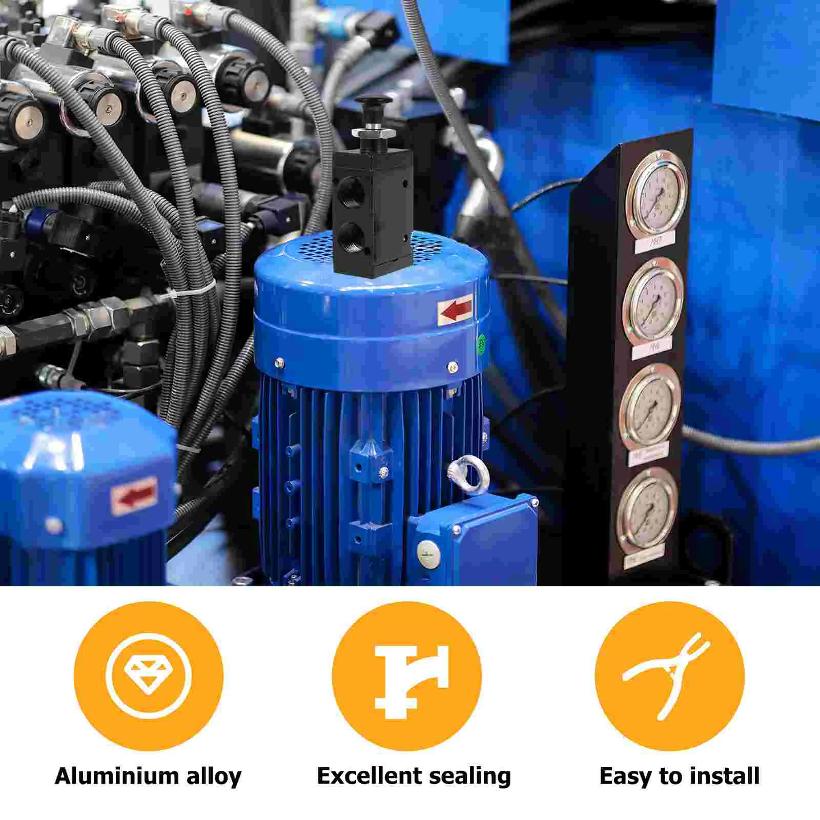 Реверсивный клапан Простая установка Пневматические соленоидные
