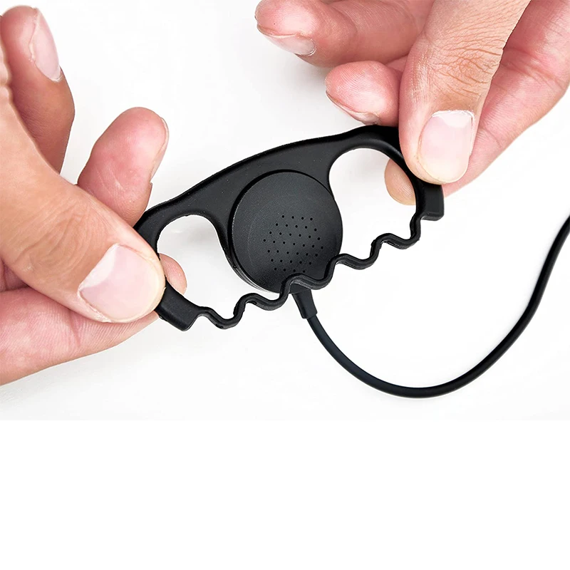 D Shaped Headset Earpiece Mic for Kenwood Two-Way Radio TK 3101 2312 Baofeng Walkie Talkie UV-5R UV 5R 3R Plus B5 B6 89 BF 888S