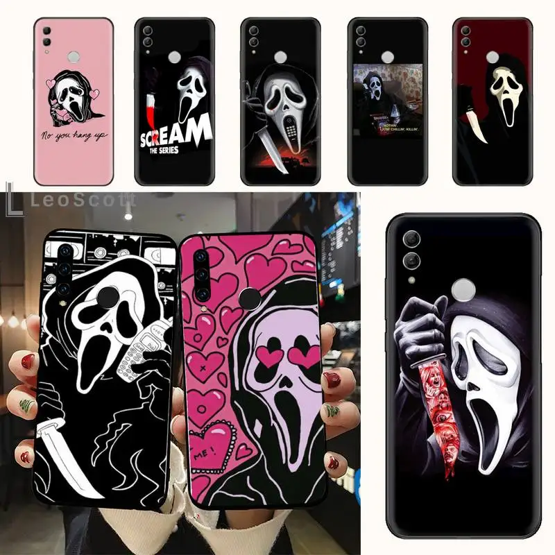 

Ghostface horror Scream art Phone Case For Huawei honor Mate 10 20 30 40 i 9 8 pro x Lite P smart 2019 Y5 2018 nova 5t
