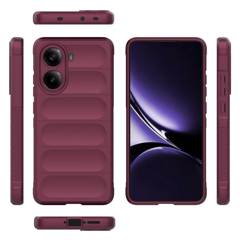 Для Xiaomi POCO X7 Pro Redmi Turbo 4 противоударный чехол мягкий силиконовый из ТПУ с полной