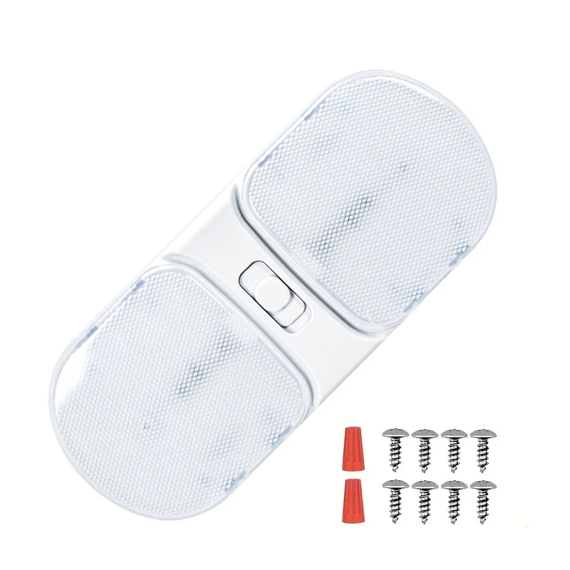 

Светодиодная Подсветка Для Салона Грузовиков, Кемперов И Лодок 12W/24W С Выключателем, Холодный Белый Свет 6500K