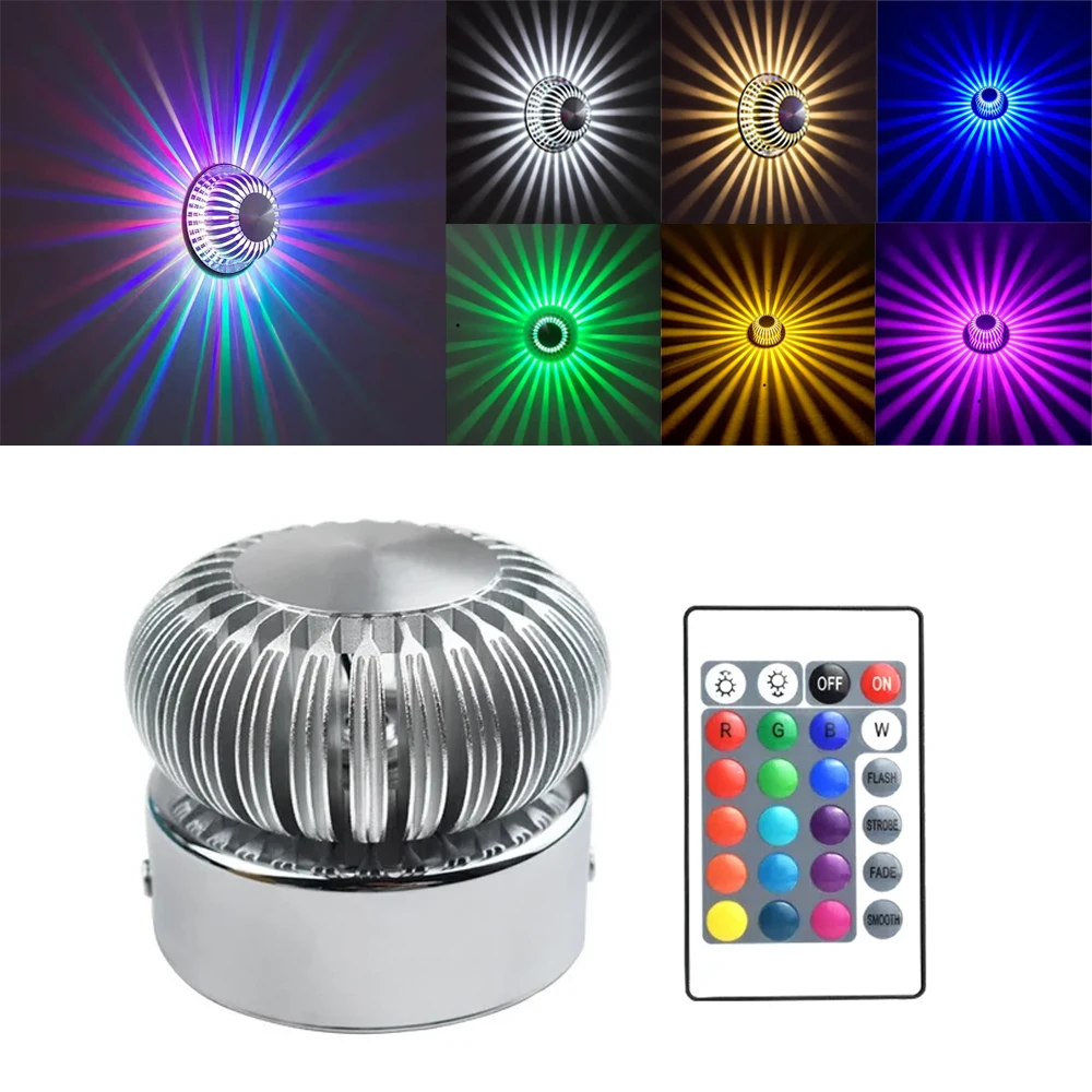 3 Вт креативные строительные настенные светильники фонарики RGB коридор Ранняя