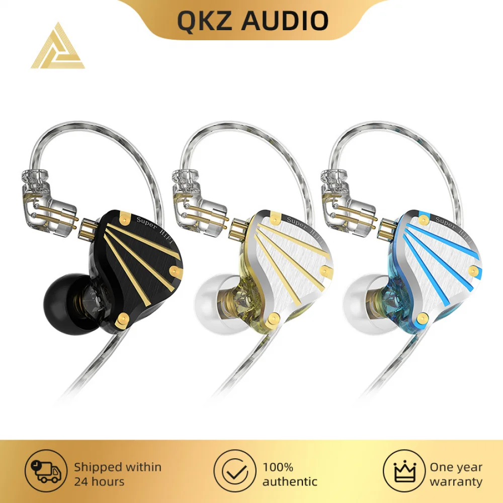 

QKZ for AK6 TITAN 3.5mm Wired In ear Earphones HD Call Gold Plated Noise Cancelling Headset Sport Gaming HIFI Bass Earbuds