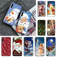 new year christmas cartoon design phone case for samsung galaxy a s note 10 12 20 32 40 50 51 52 70 71 72 21 fe s ultra plus
