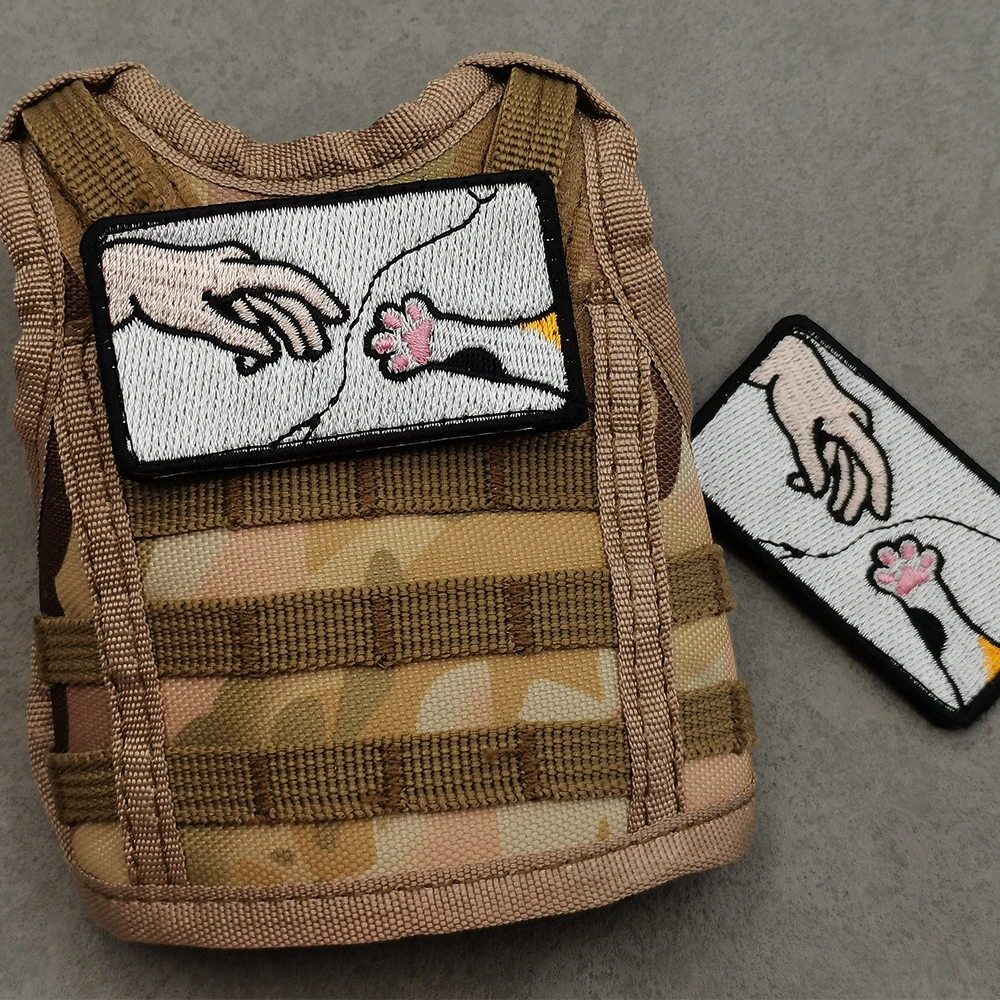 Наклейки для тактической сумки шляпы кошек и