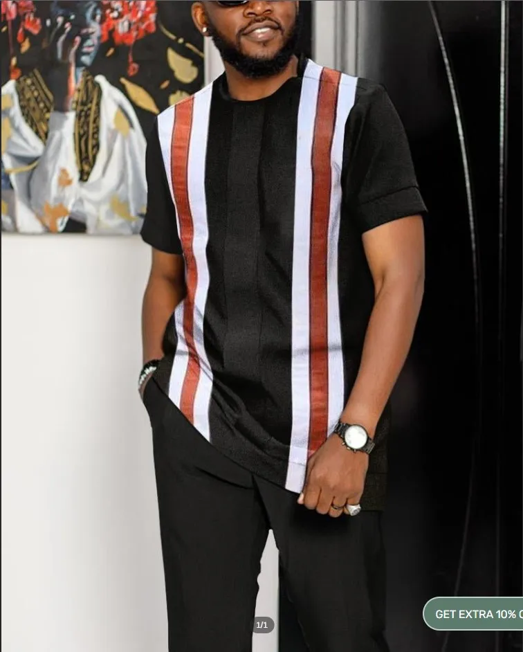 Pants Suit Fashion Summer Men's O-Neck T-Shirt 2-Piece Set Casual Street Short Sleeve Jogging Clothes Oversized Tracksuit Outfit