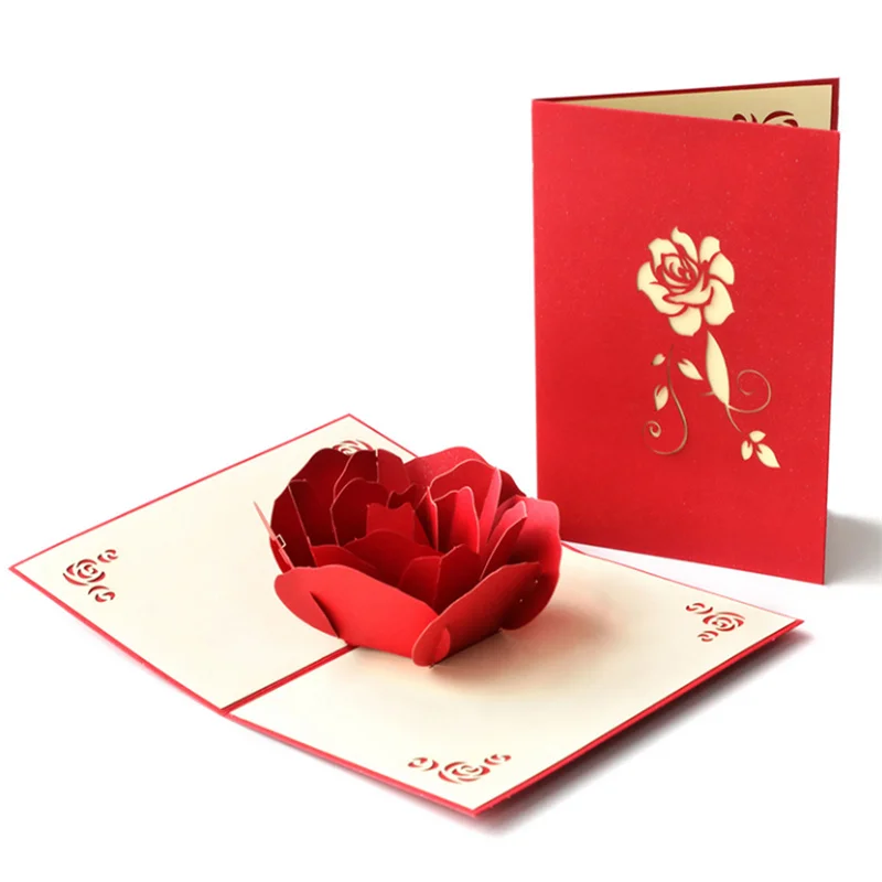 

Cherry Blossom 3D Pop Up Card Pink Popup Greeting Card Thank You Card for Valentines Day Anniversary Thanksgiving Mother's Day