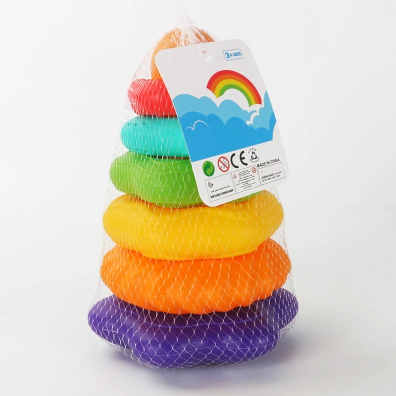 

Stacking Toy Plastic Building Sorting Toy Enlightenment Jengas Tower for Baby Sensory Development 3D Puzzle Handhold Toy