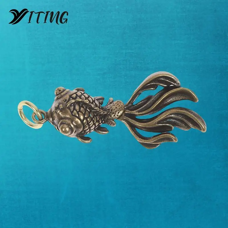

Латунная статуэтка рыбки YITING