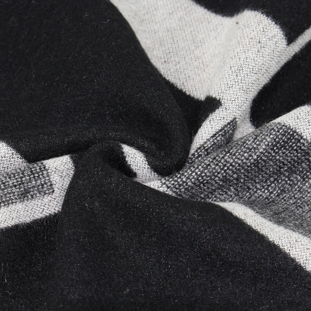 Осенний классический мужской деловой кашемировый шарф в полоску зимние теплые