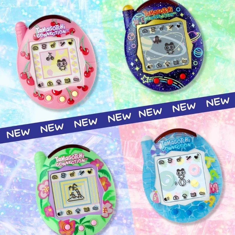 Фото Новый интерактивный электронный виртуальный питомец Bandai Tamagotchi V3: оригинальная игровая приставка-брелок, подарок для коллекционеров №1