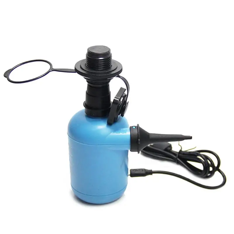 

Auto Inflator Portable USB Electric Air Pump With 3 Nozzles For Inflatable Boat Floating Row Swimming Pool