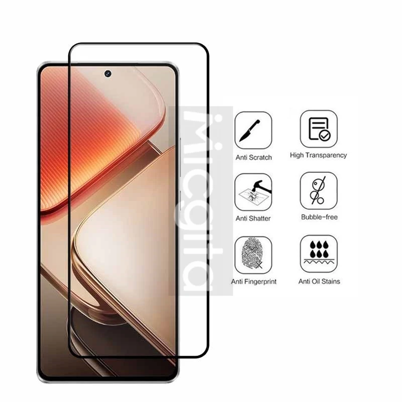 Новая защитная пленка для экрана VIVO IQOO Z9 Turbo Plus из закаленного стекла + мягкая