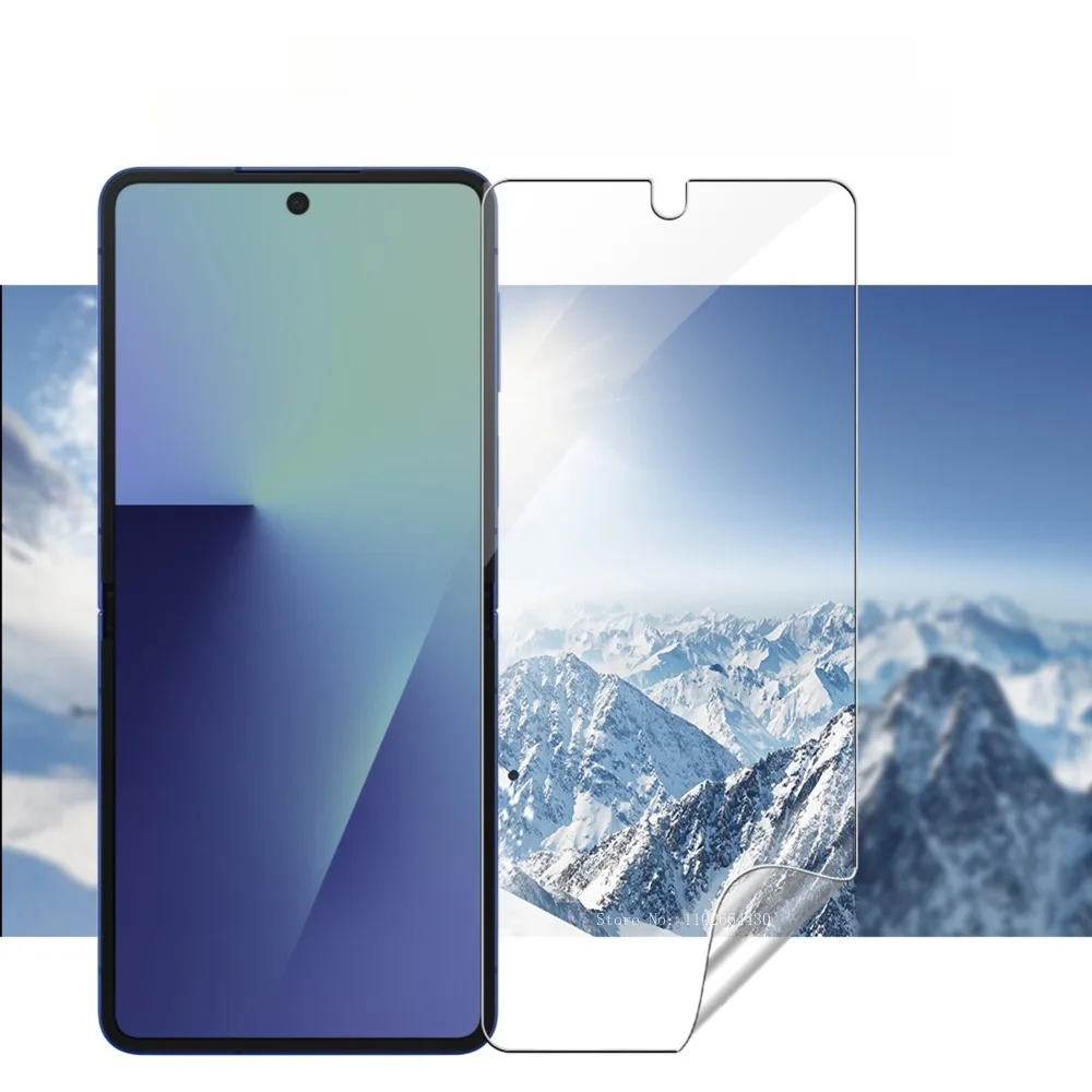 Фото 5 шт. HD-пленка из мягкого гидрогеля для серии Xiaomi Poco M8 Pro, не стеклянная защитная пленка для Poco M8 Pro, глянцевая защитная пленка для экрана №4