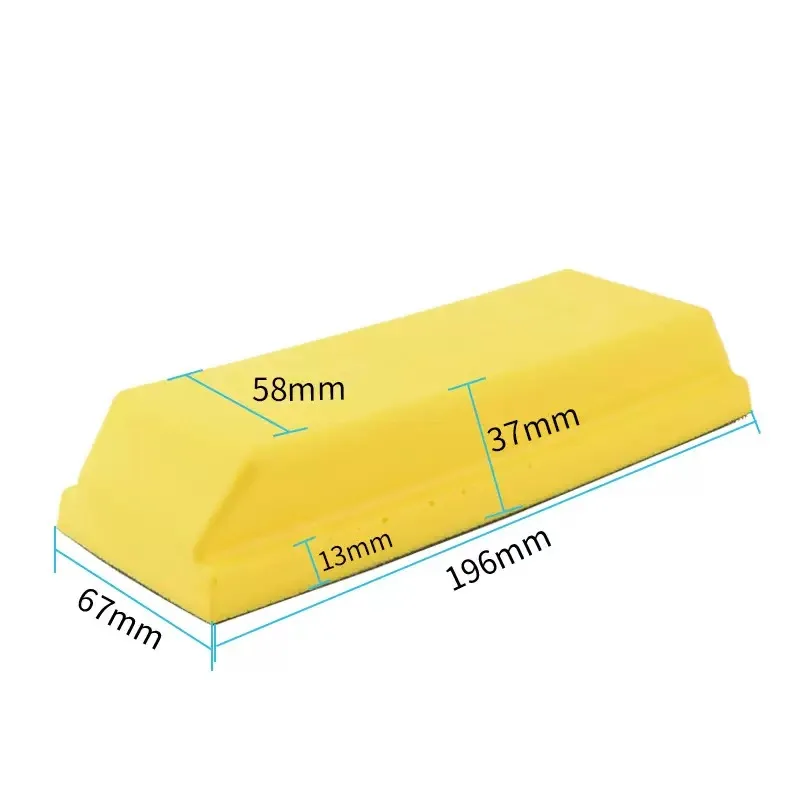 Прямоугольный шлифовальный блок на липучке, ручная шлифовальная машина, инструменты для деревообработки, полировки мебели и поделок