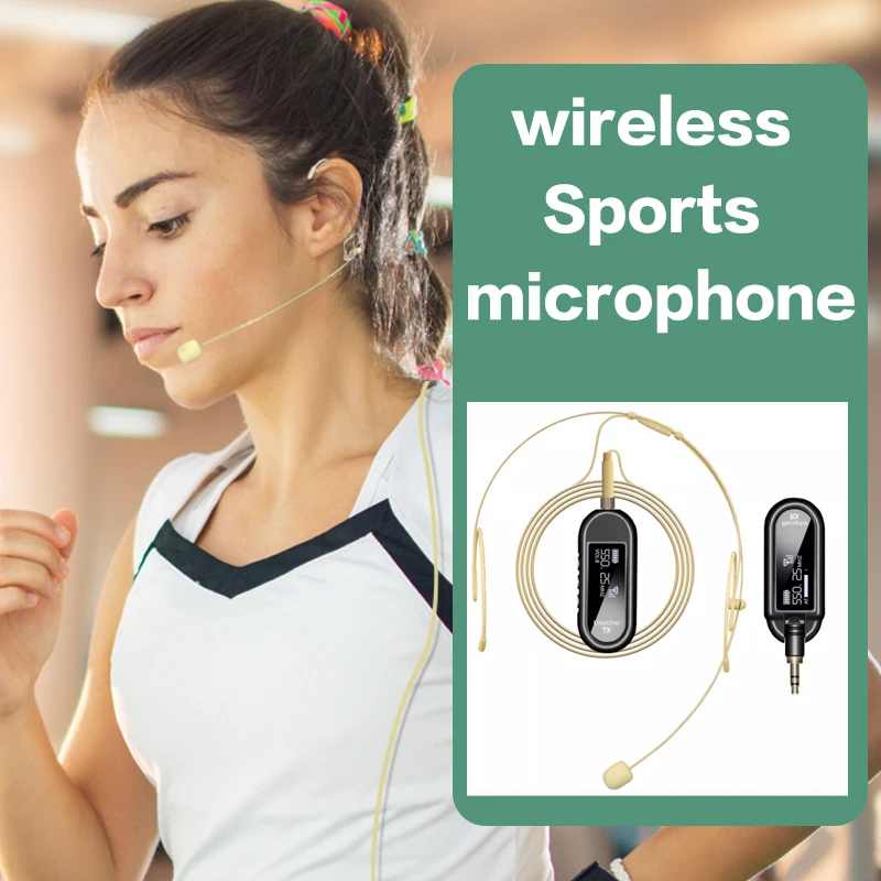 Беспроводной микрофон для фитнеса и тренировок