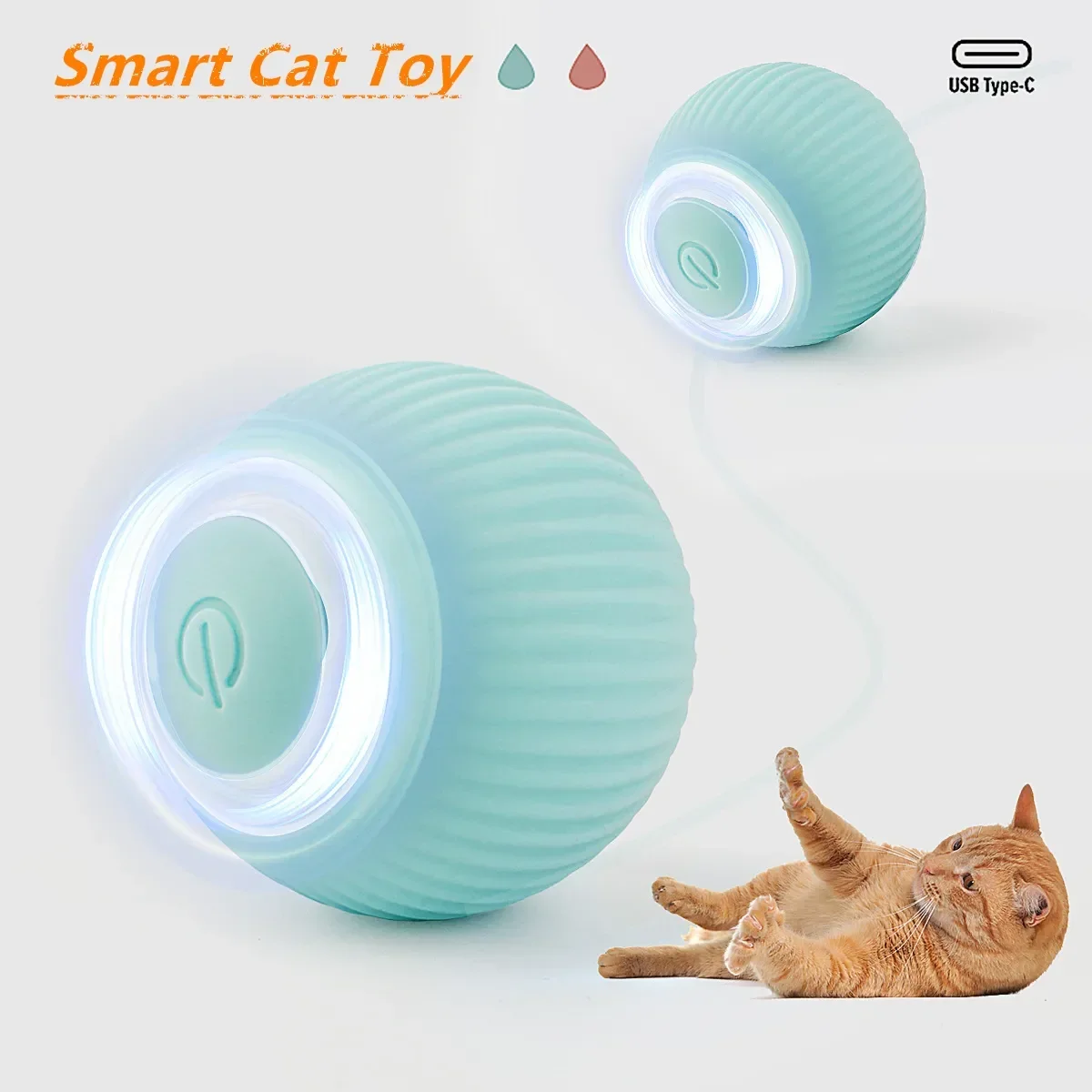

Умные игрушки для игр в движении, перезаряжаемые игрушки 2023, интерактивные игрушки для котят, вращающиеся игрушки, мяч для кошки, мяч для дома, кошка, самодвижущаяся