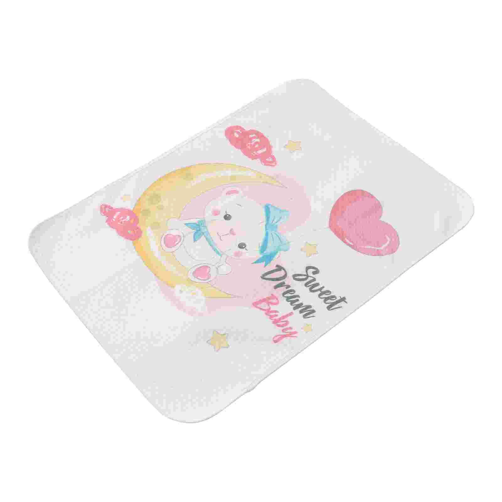 

1PC Four-layer Printed Adult Nursing Pad Newborn Urine Mat Double-sided Cotton Nursing Pad for Home Trip Baby