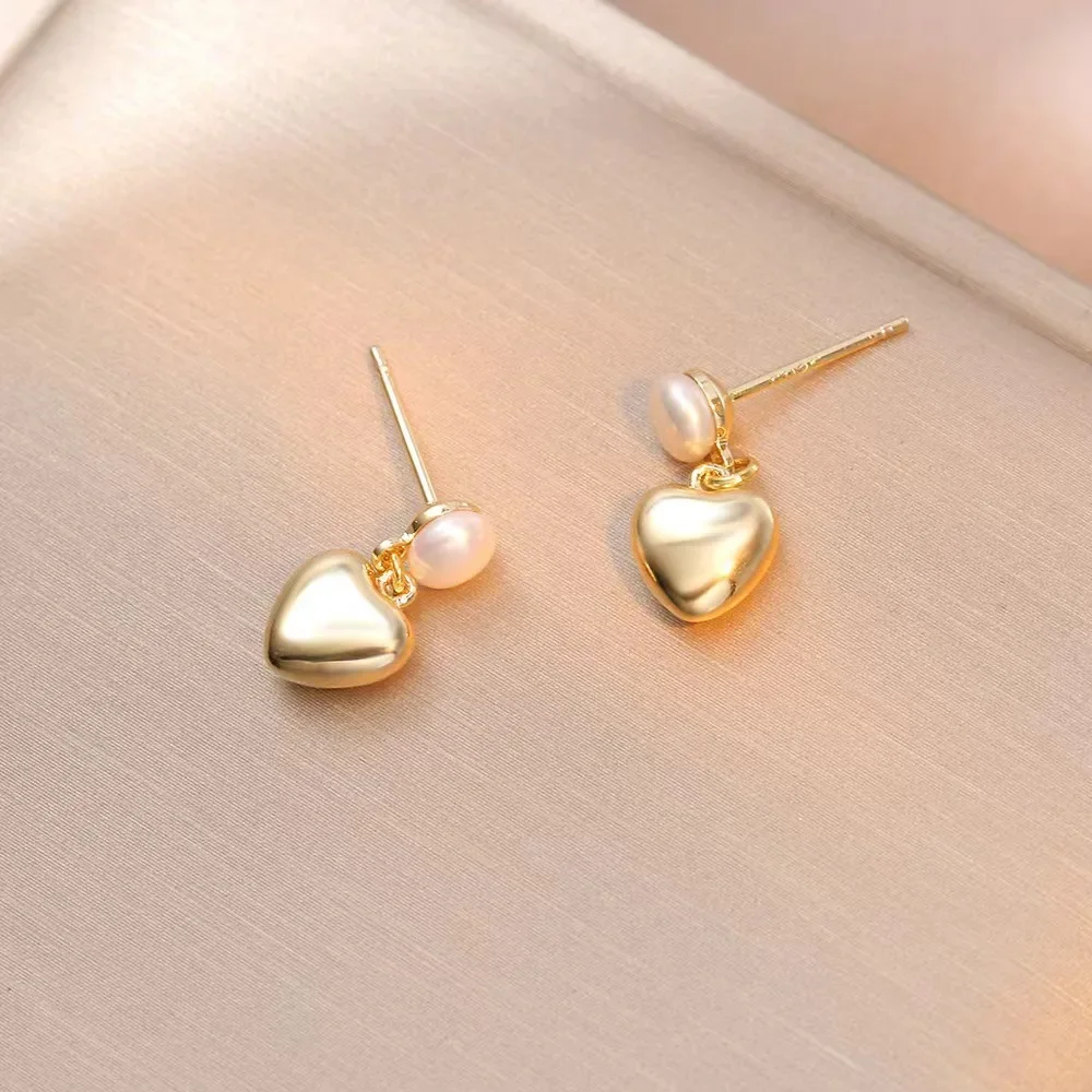 Винтажные серебряные иглы с натуральным пресноводным жемчугом для женщин модные