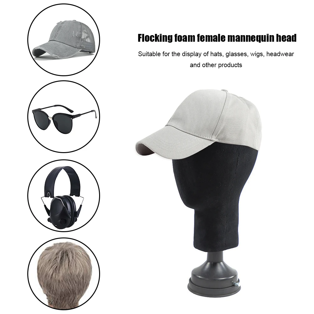 Male Female Foam Mannequin Head Model for Hat Cap Wig Display Stable Holder Eyeglasses Cloakroom Shop Photography Prop | Дом и сад
