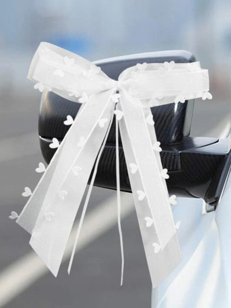 

30Pcs/Set Wedding Bowknots Gift Wrap Ribbon Bows Wedding Car Bowknot Christmas bow Ribbons Party Arch Vase Photo Prop Decor