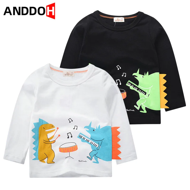 

2T-7T Children's Long Sleeve Clothing Boys Anime Cartoon T-shirt Baby Cotton Cute Top Casual Blouses For Girls Kids Sweatshirt