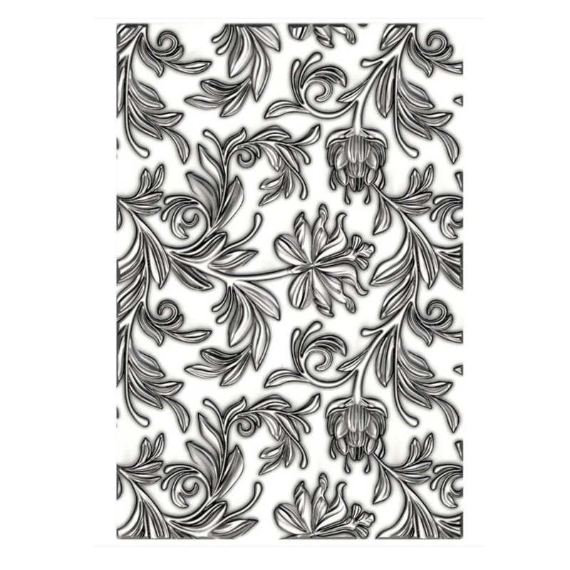 Папка для тиснения с трехмерной текстурой-мини-ботанический сад Tim Holtz