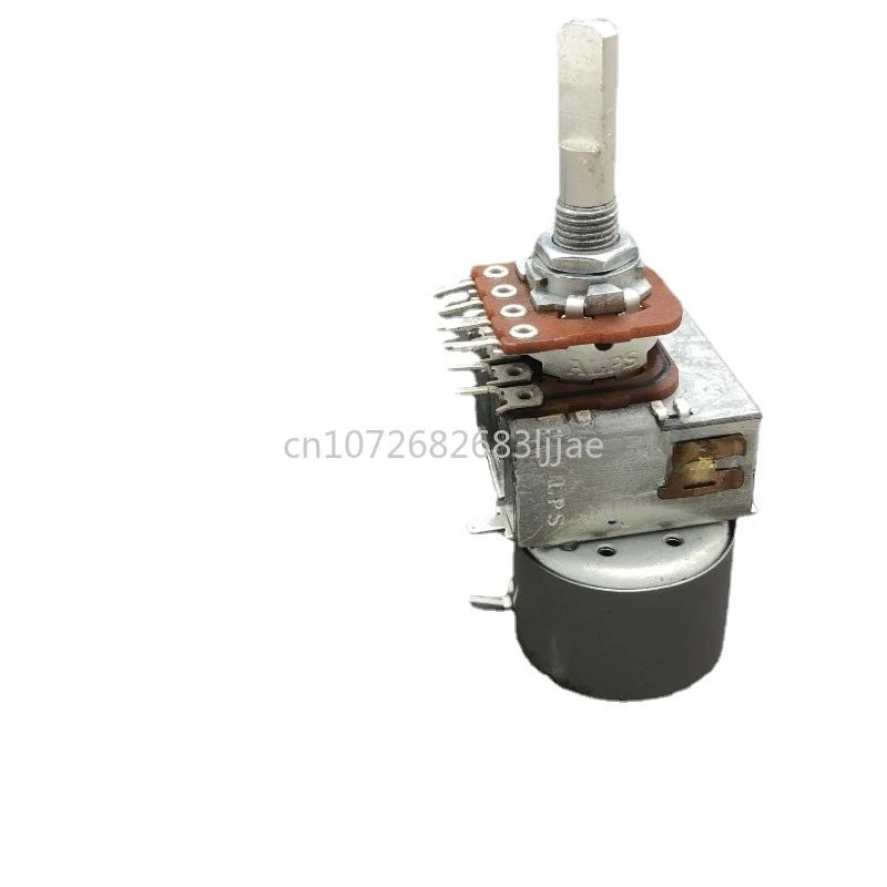 Длина 25 мм f переключатель B30KBX2 30KBX2 16 двойной потенциометр с мотором 30k B30K Tap 8 Ручка