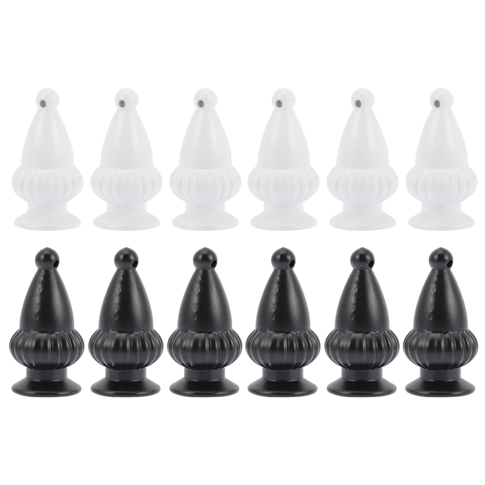 

12 Pcs Lamp Nut Light Knob Decor Cap Aluminum Alloy Finials Chic Screw Caps Top Knobs