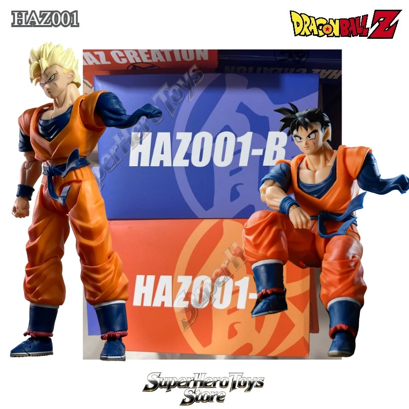 Фото Доставка в течение 24 часов. В НАЛИЧИИ. Фигурки героев HA TOYS Eagle Hero HAZ002 и HAZ003, фигурка Сон Гохана с одной рукой, фигурки Dragon Ball. №4