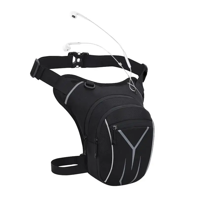 

Motorcycle Leg Bag Small Thigh Bags For Men Multifunctional Thigh Waist Bum Hip Fanny Belt Bag Mobile Phone