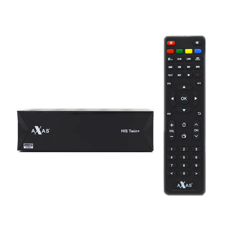 Фото AXAS HIS Twin Plus цифровой ТВ-ресивер DVB-S2/S Двойные тюнеры 1080P HD Linux Enigma2 OpenATV 6,4 встроенный WiFi спутниковый ресивер №3