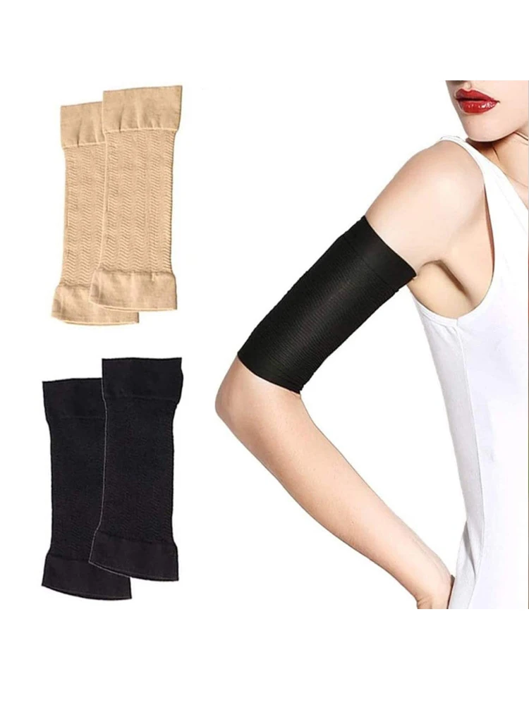 

1 Pairs Women's Weight Loss Arm Shaper Arm Sleeve Slim Scar Covering Improvement Shaper Sleeve Protector Breathable