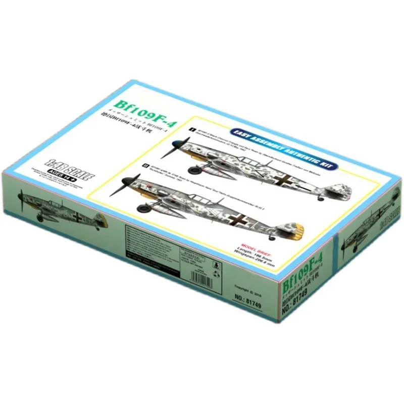 Hobbyboss 81749 1/48 Messerschmitt Bf 109F-4 Комплект модели в сборе