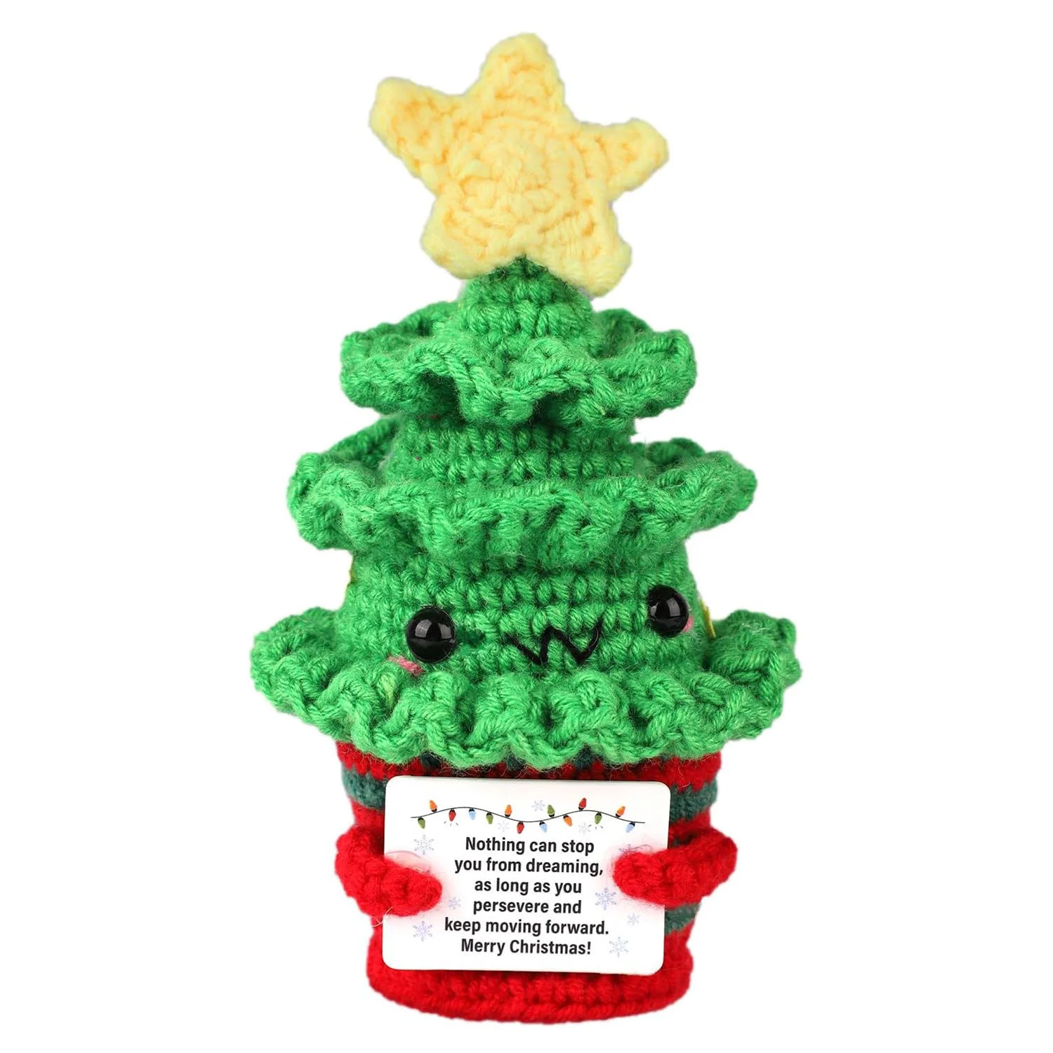 

Вязаная кошка-талисман