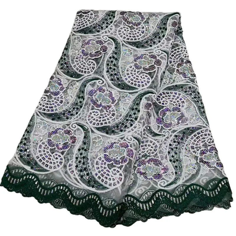 Низкая цена яркое модное 2022 летнее Новое удобное ткань нигерийское французское