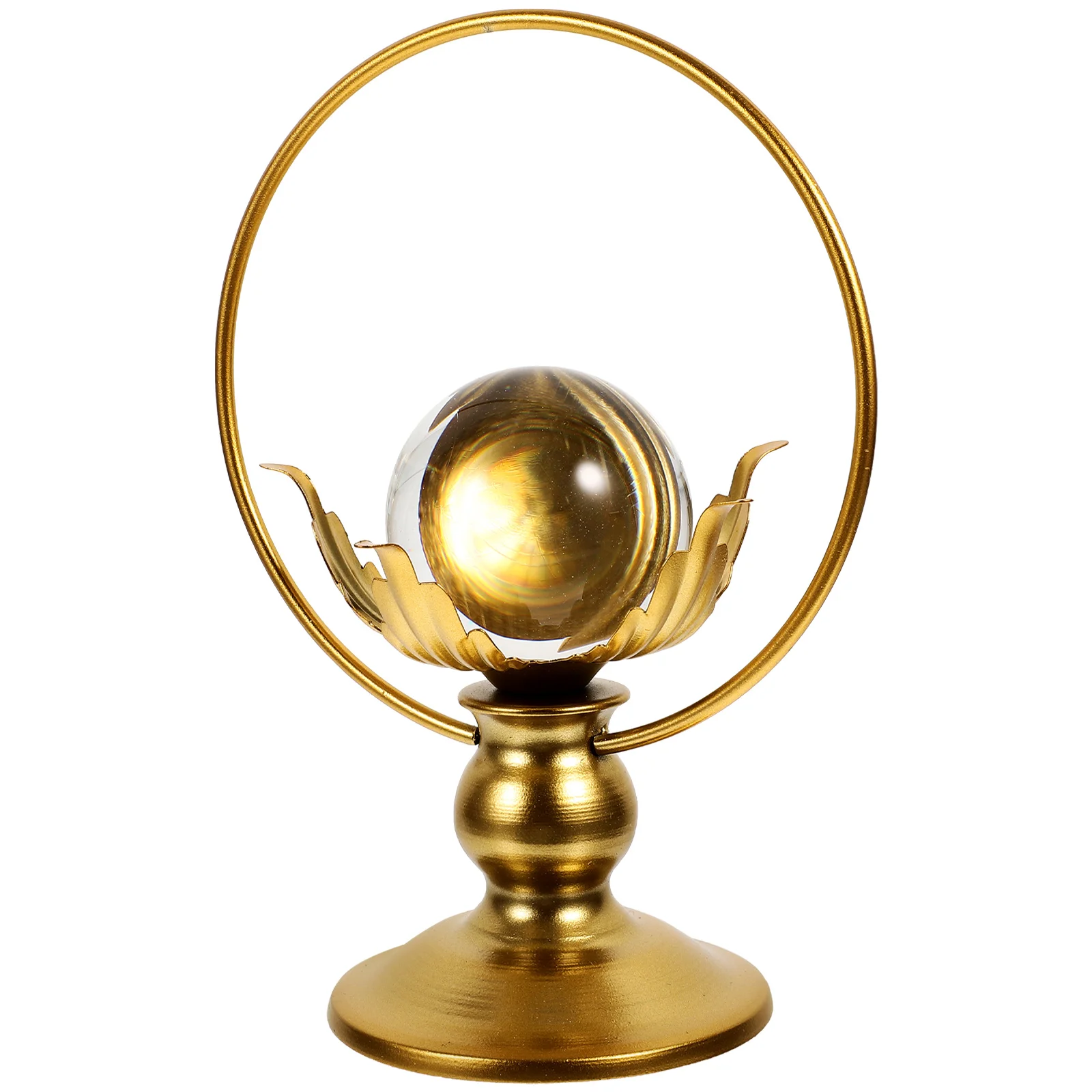 

Crystal Ball Decoration Tabletop Holder Statue Home Furnishings Desktop Delicate Ornament Cabinet Adornment Stand