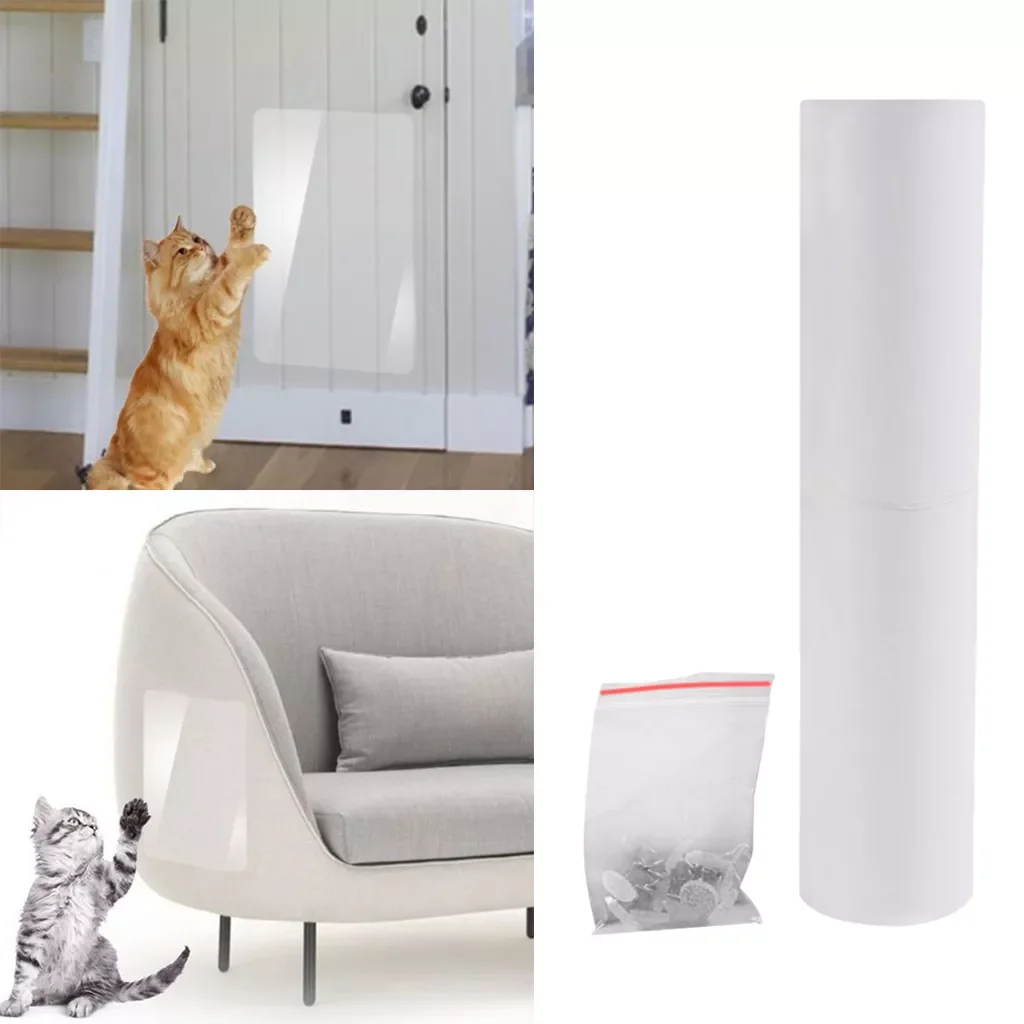 

Transparent PVC Single-sided Cat Scratch Deterrent Tape Cat Training Tape